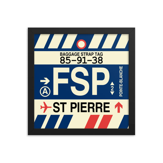 Travel-Themed Framed Print • FSP St-Pierre • YHM Designs - Image 02