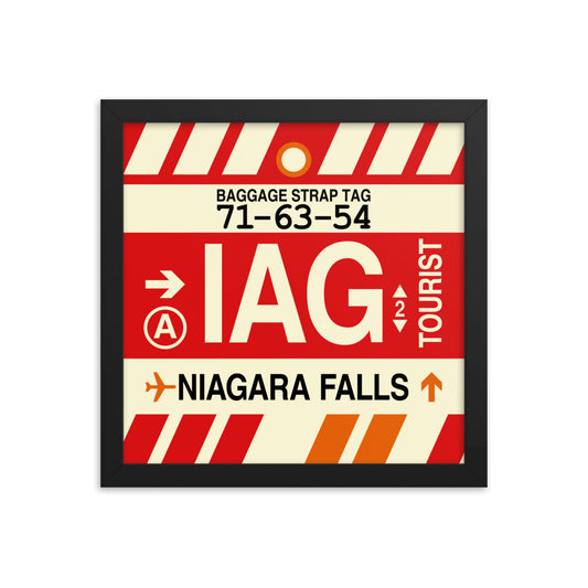 Travel-Themed Framed Print • IAG Niagara Falls • YHM Designs - Image 02