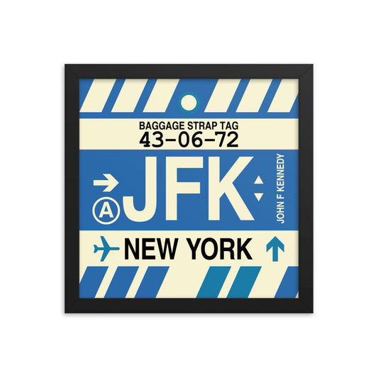Travel-Themed Framed Print • JFK New York City • YHM Designs - Image 02