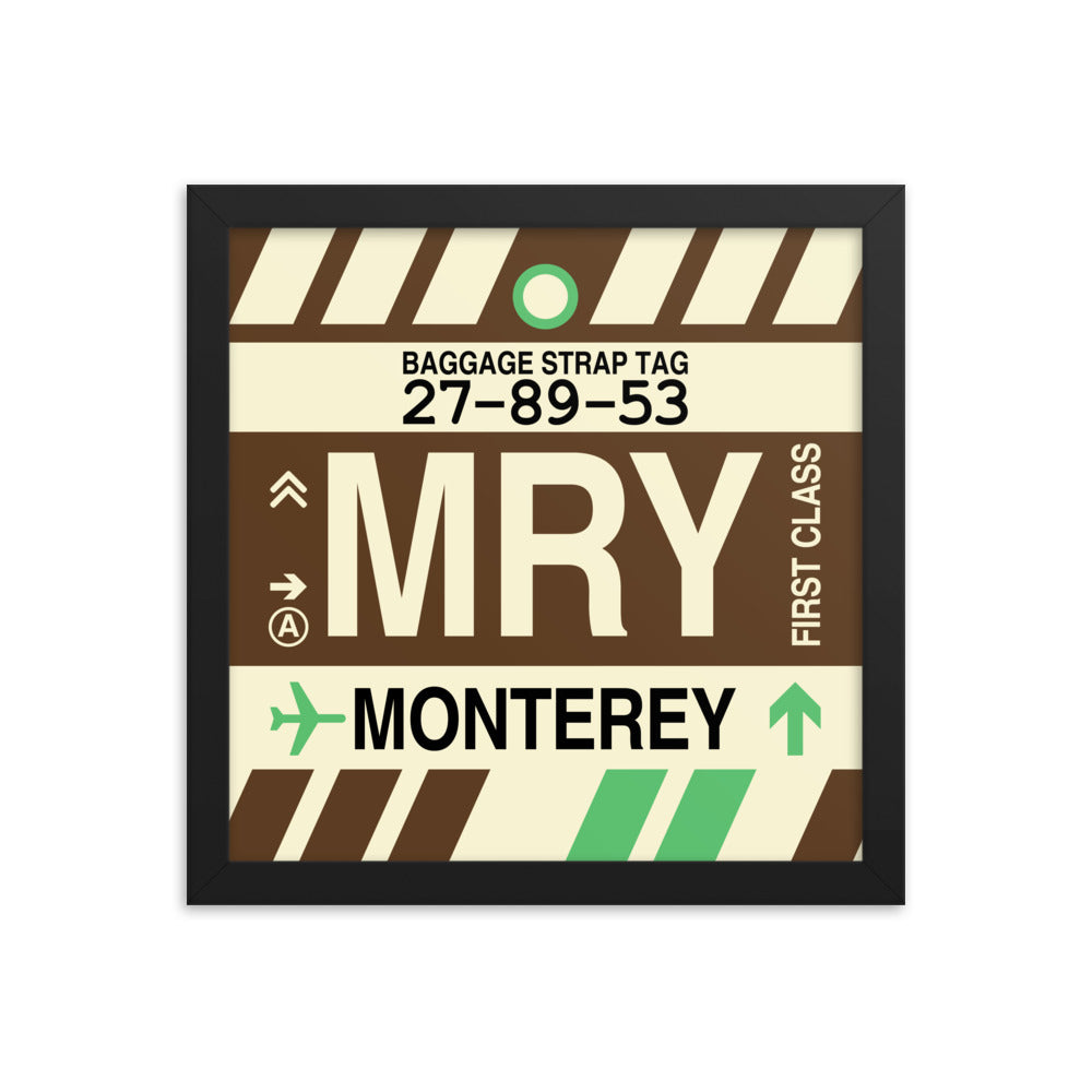 Travel-Themed Framed Print • MRY Monterey • YHM Designs - Image 02
