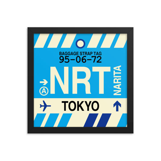 Travel-Themed Framed Print • NRT Tokyo • YHM Designs - Image 02