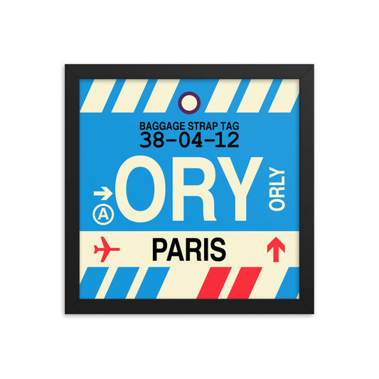 Travel-Themed Framed Print • ORY Paris Souvenir • YHM Designs - Image 02