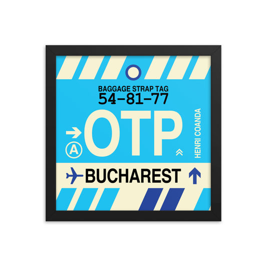 Travel-Themed Framed Print • OTP Bucharest Souvenir • YHM Designs - Image 02