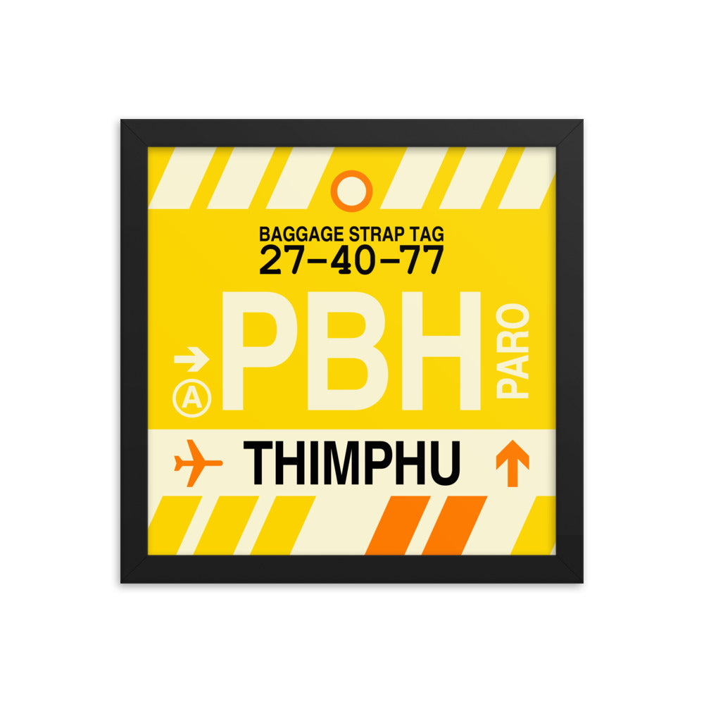 Travel-Themed Framed Print • PBH Thimphu Souvenir • YHM Designs - Image 02