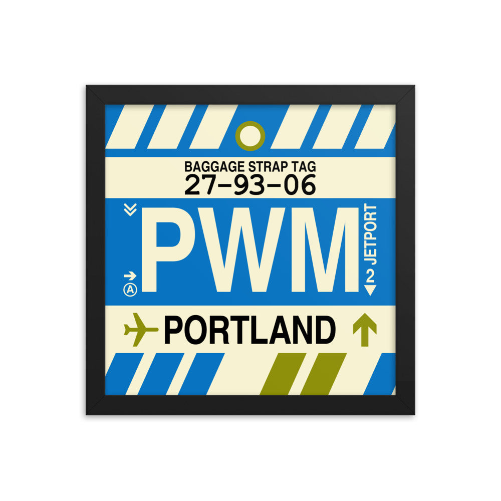Travel-Themed Framed Print • PWM Portland • YHM Designs - Image 02