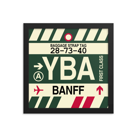 Travel-Themed Framed Print • YBA Banff • YHM Designs - Image 02