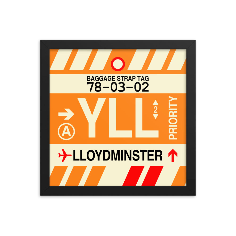Travel-Themed Framed Print • YLL Lloydminster • YHM Designs - Image 02