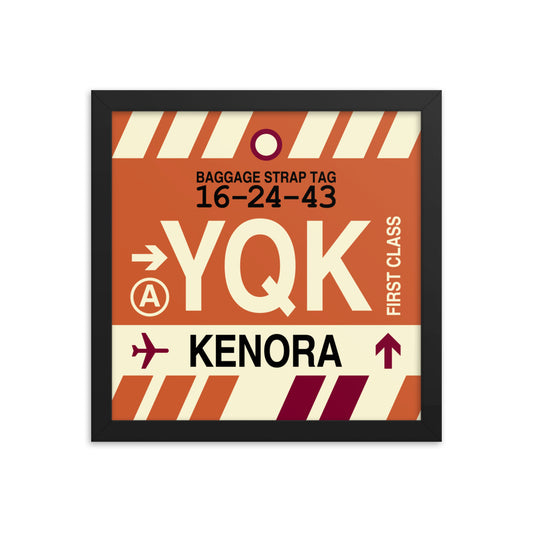 Travel-Themed Framed Print • YQK Kenora • YHM Designs - Image 02