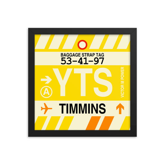 Travel-Themed Framed Print • YTS Timmins • YHM Designs - Image 02