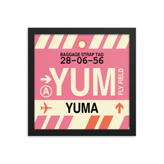 Travel-Themed Framed Print • YUM Yuma • YHM Designs - Image 02
