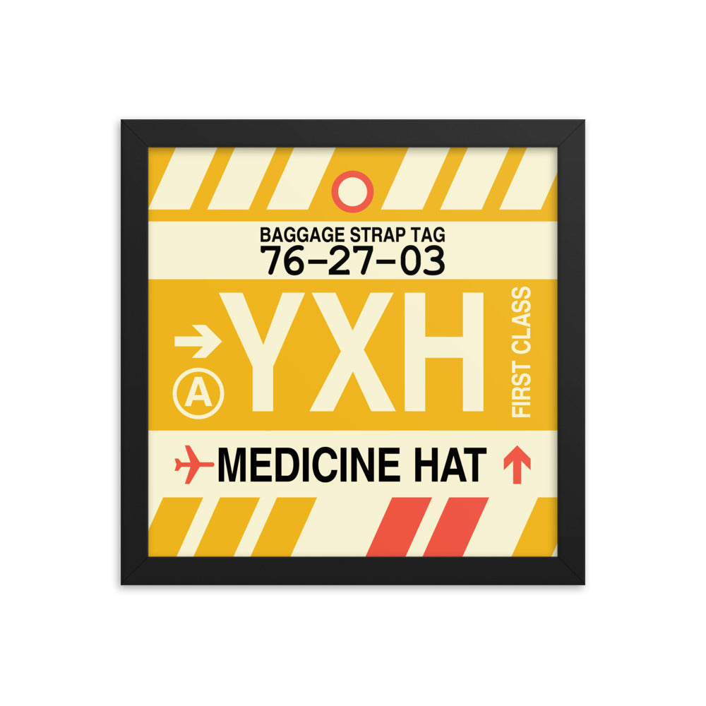 Travel-Themed Framed Print • YXH Medicine Hat • YHM Designs - Image 02