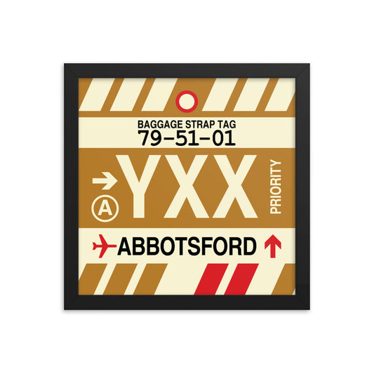 Travel-Themed Framed Print • YXX Abbotsford • YHM Designs - Image 02