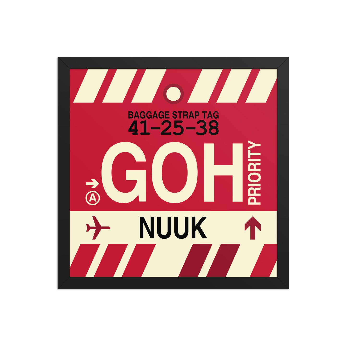 Travel-Themed Framed Print • GOH Nuuk Souvenir • YHM Designs - Image 03