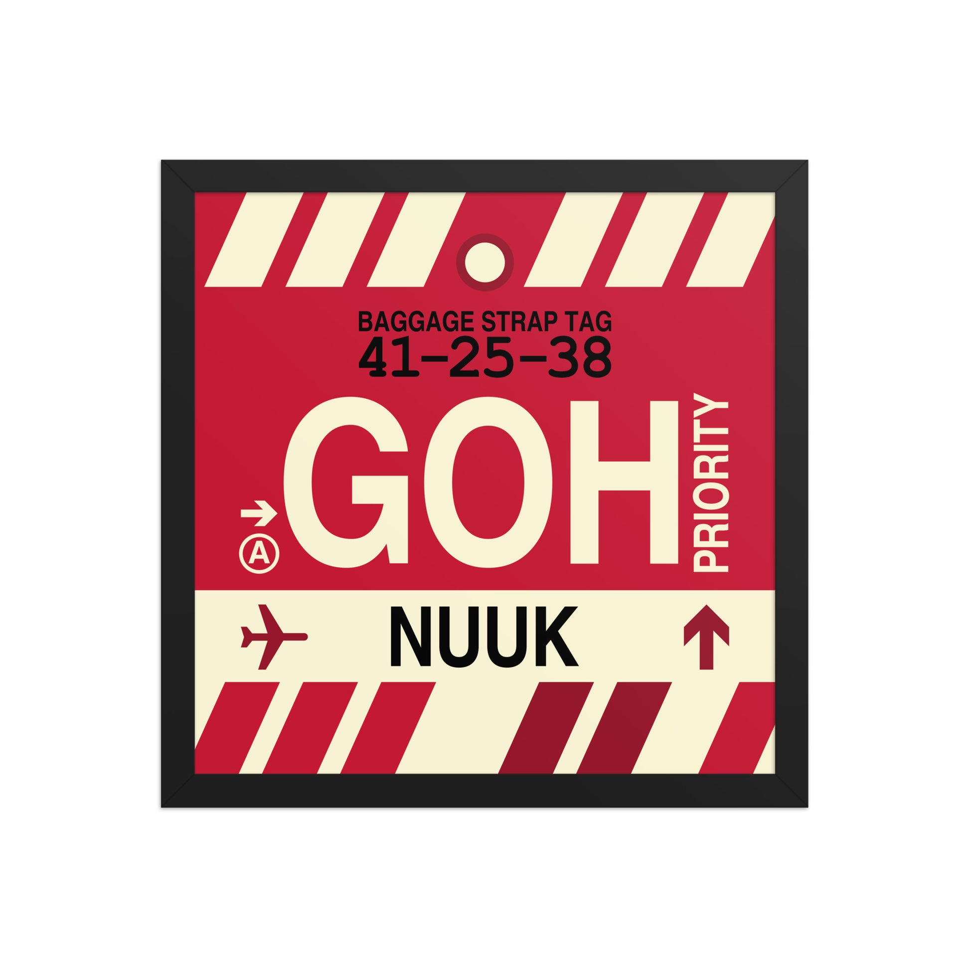 Travel-Themed Framed Print • GOH Nuuk Souvenir • YHM Designs - Image 03
