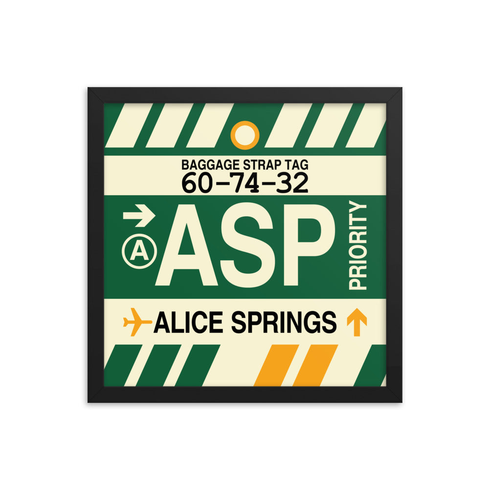 Travel-Themed Framed Print • ASP Alice Springs • YHM Designs - Image 03