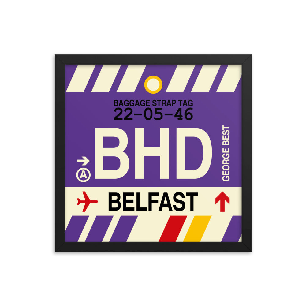 Travel-Themed Framed Print • BHD Belfast • YHM Designs - Image 03