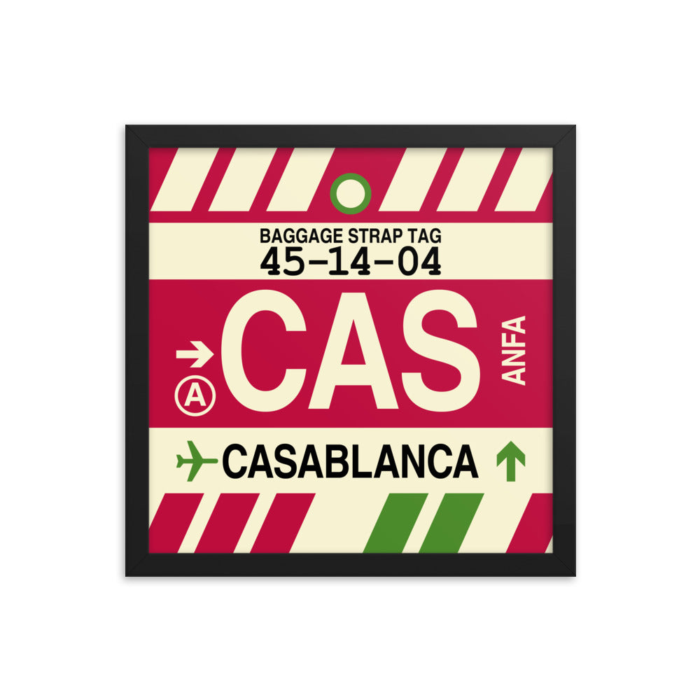 Travel-Themed Framed Print • CAS Casablanca • YHM Designs - Image 03