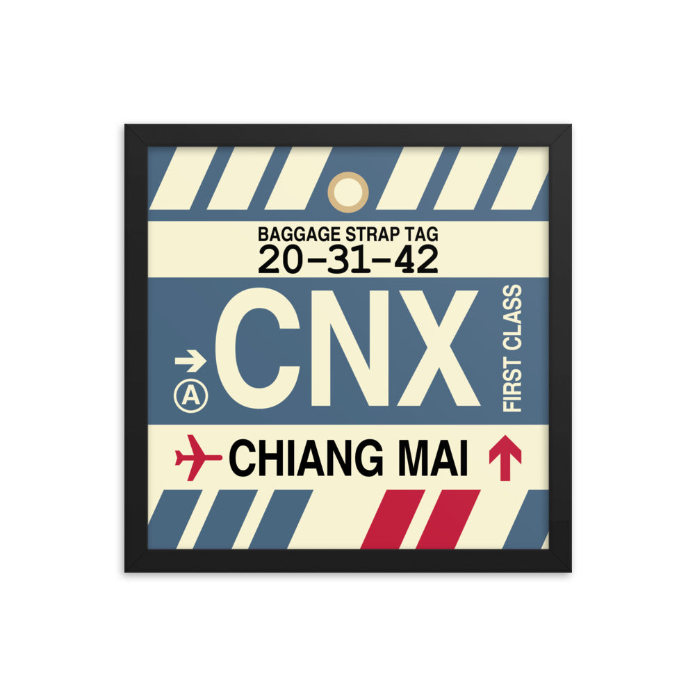 Travel-Themed Framed Print • CNX Chiang Mai Souvenir • YHM Designs - Image 03