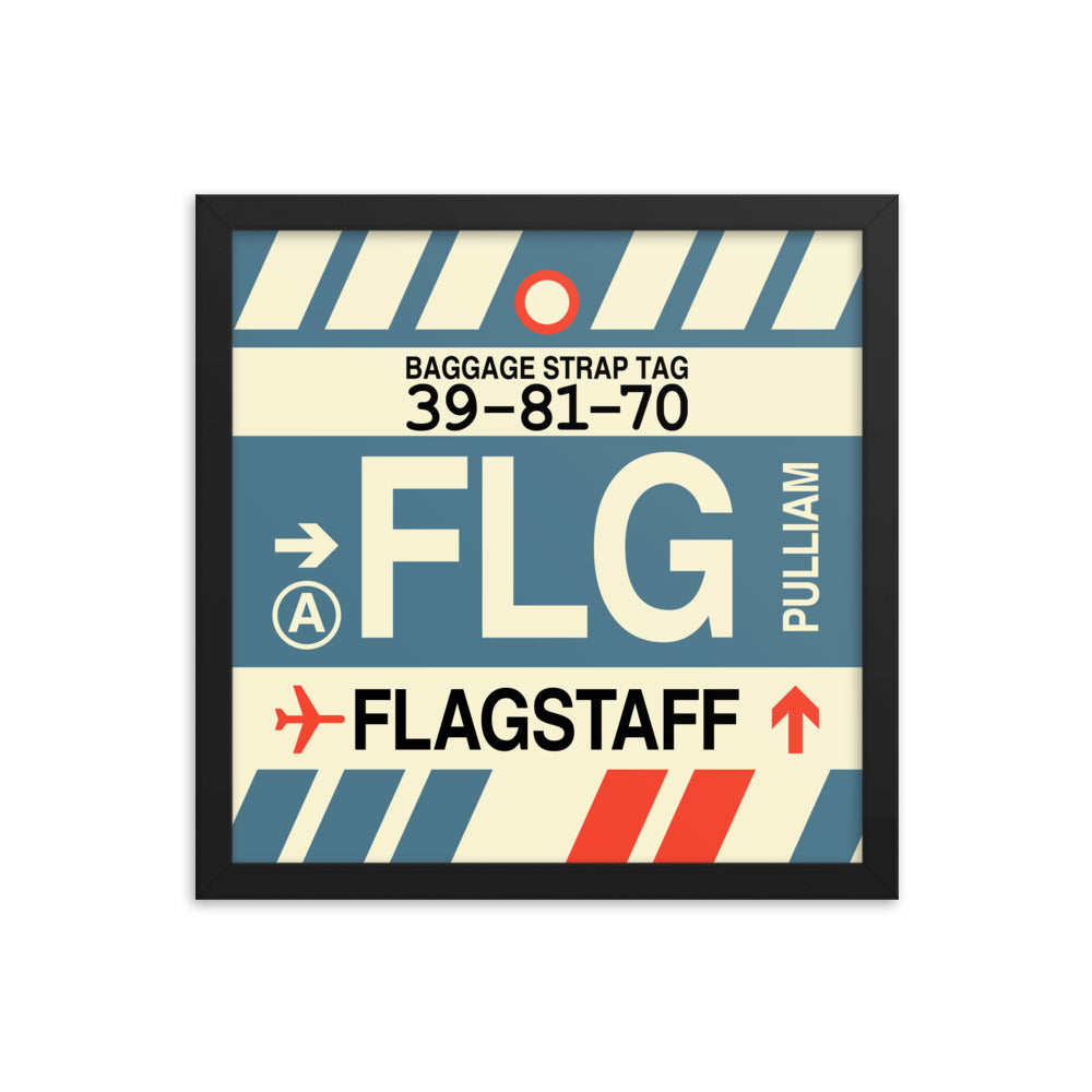 Travel-Themed Framed Print • FLG Flagstaff • YHM Designs - Image 03