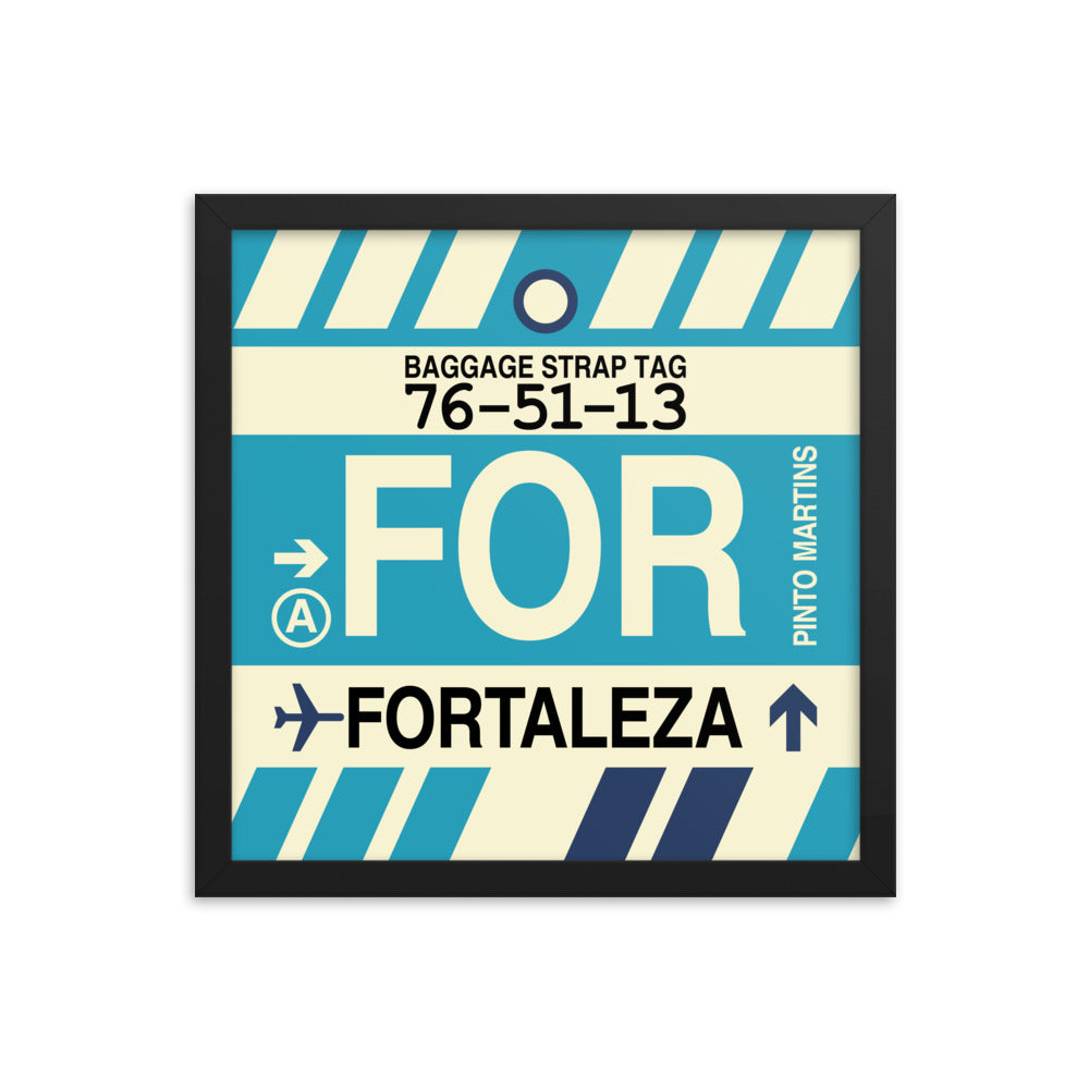 Travel-Themed Framed Print • FOR Fortaleza • YHM Designs - Image 03