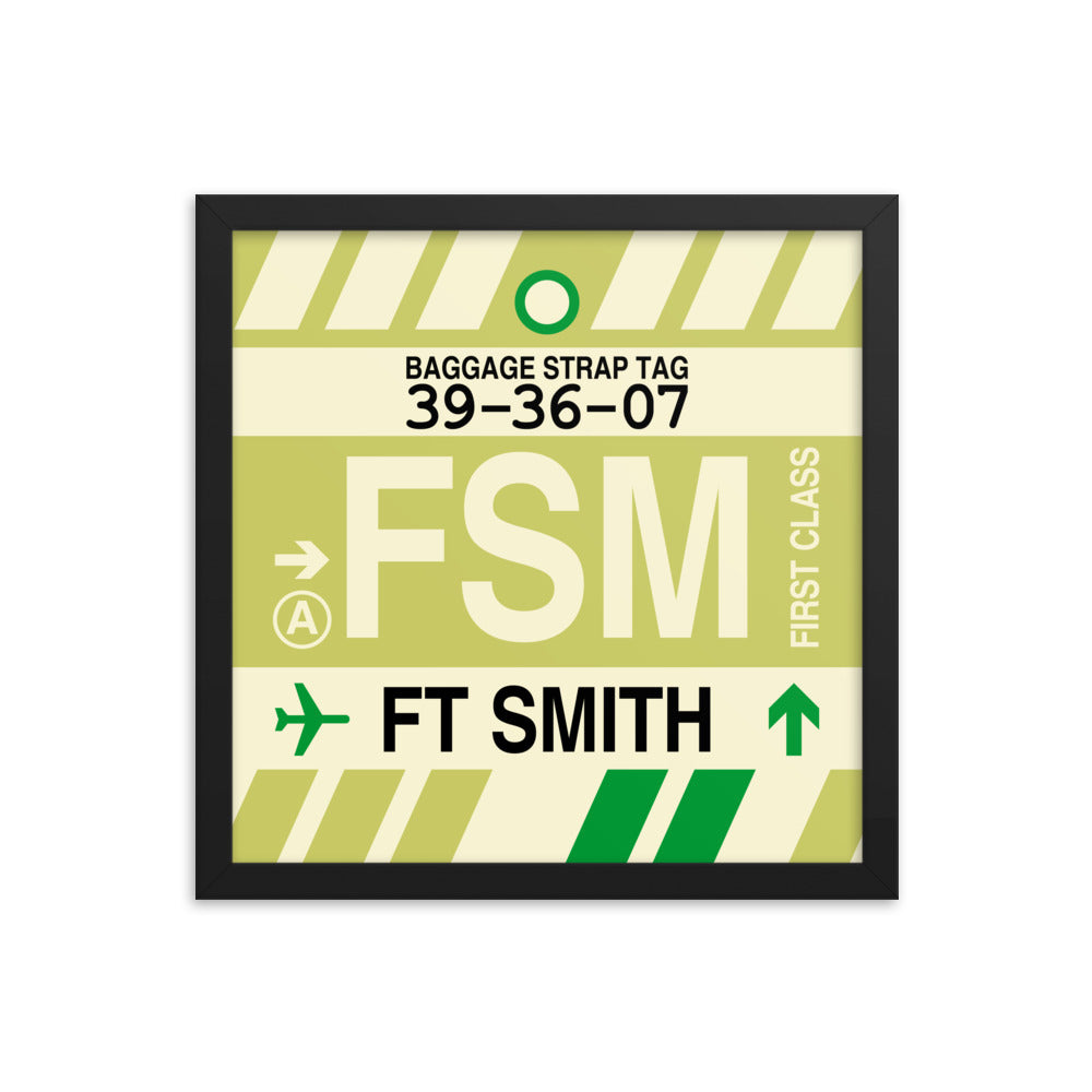 Travel-Themed Framed Print • FSM Fort Smith • YHM Designs - Image 03