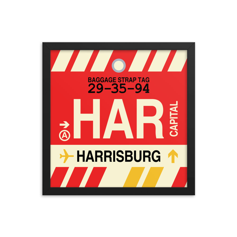 Travel-Themed Framed Print • HAR Harrisburg • YHM Designs - Image 03