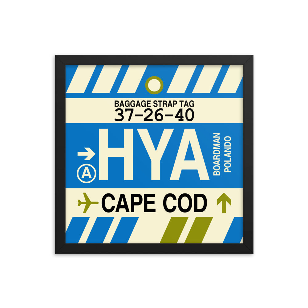 Travel-Themed Framed Print • HYA Cape Cod • YHM Designs - Image 03