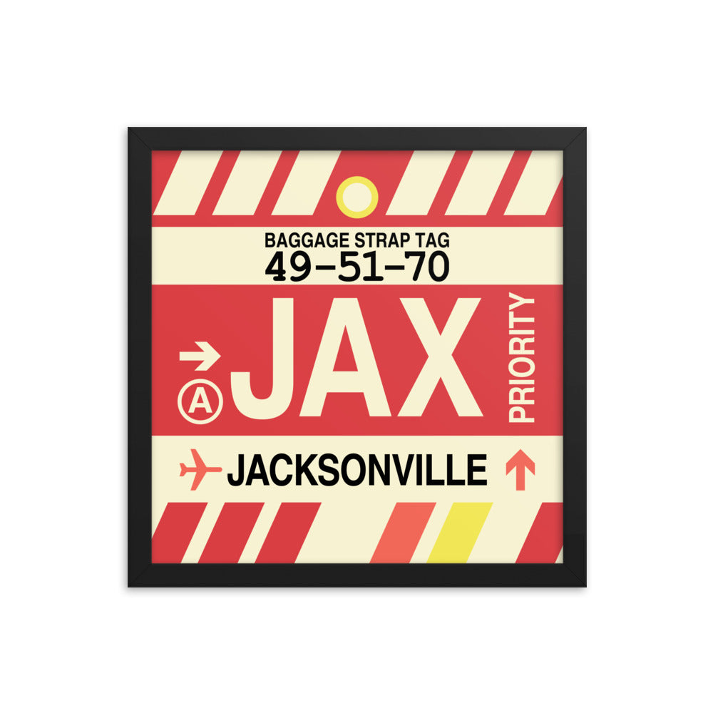 Travel-Themed Framed Print • JAX Jacksonville • YHM Designs - Image 03