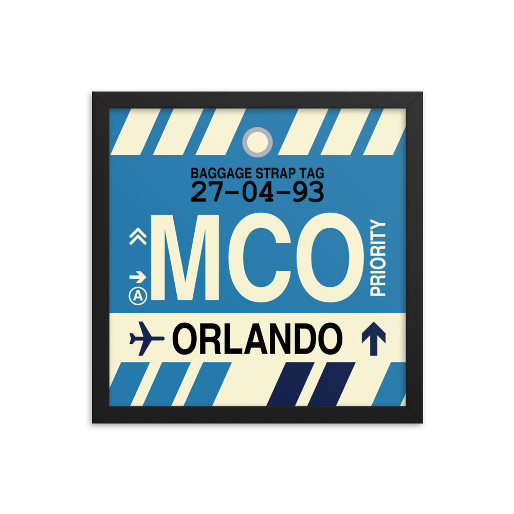 Travel-Themed Framed Print • MCO Orlando • YHM Designs - Image 03