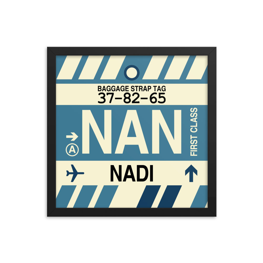 Travel-Themed Framed Print • NAN Nadi Souvenir • YHM Designs - Image 03