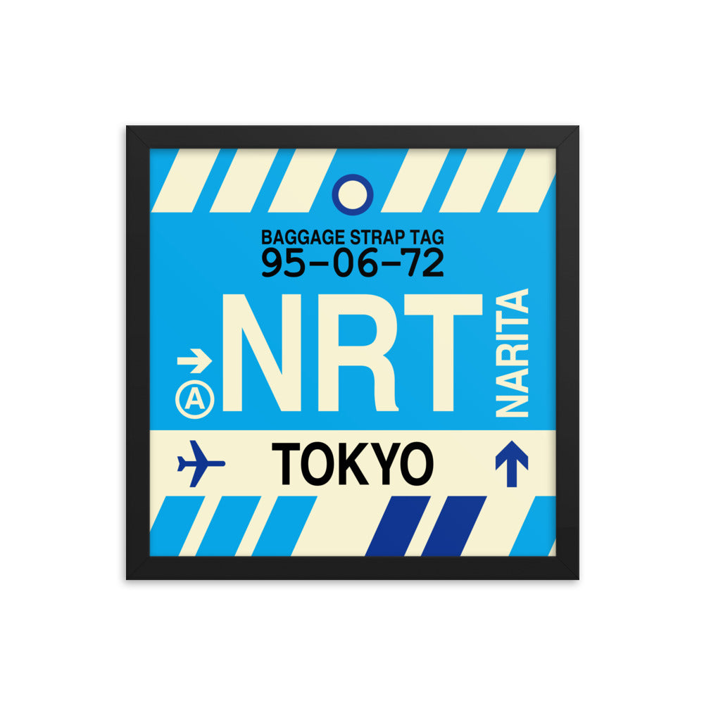 Travel-Themed Framed Print • NRT Tokyo • YHM Designs - Image 03