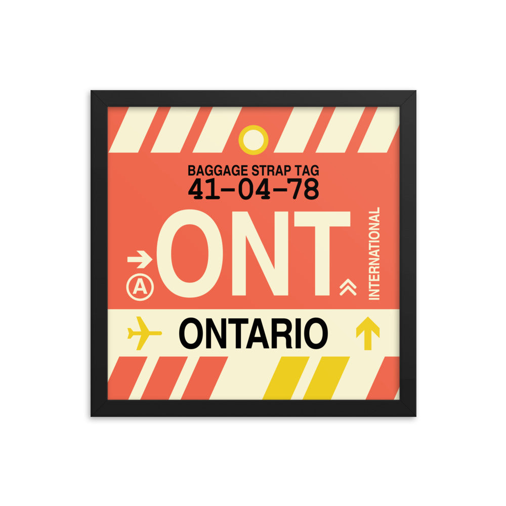 Travel-Themed Framed Print • ONT Ontario Souvenir • YHM Designs - Image 03