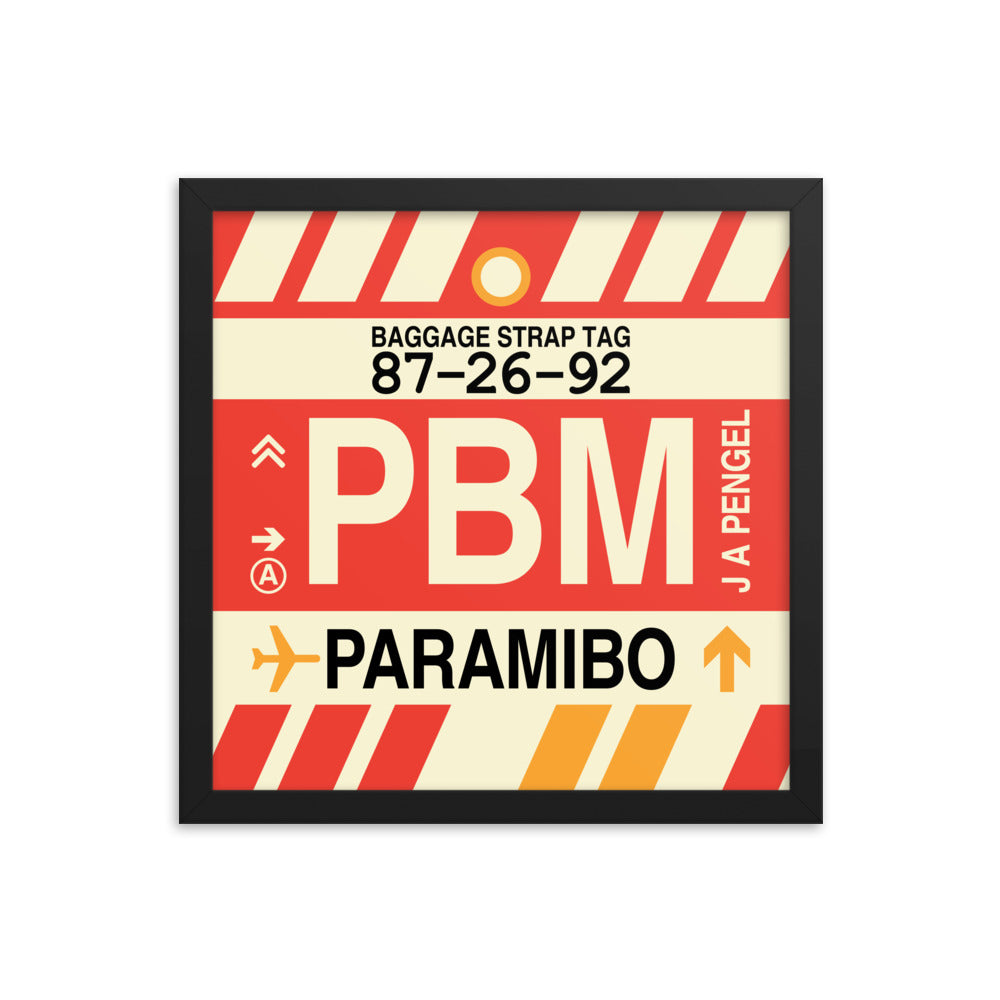 Travel-Themed Framed Print • PBM Paramibo Souvenir • YHM Designs - Image 03