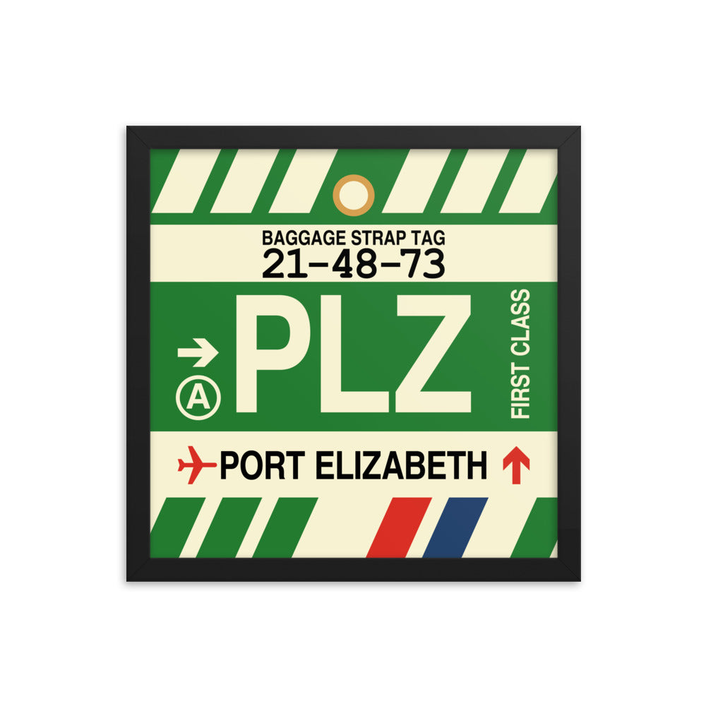 Travel-Themed Framed Print • PLZ Port Elizabeth Souvenir • YHM Designs - Image 03