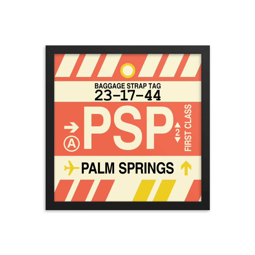 Travel-Themed Framed Print • PSP Palm Springs • YHM Designs - Image 03