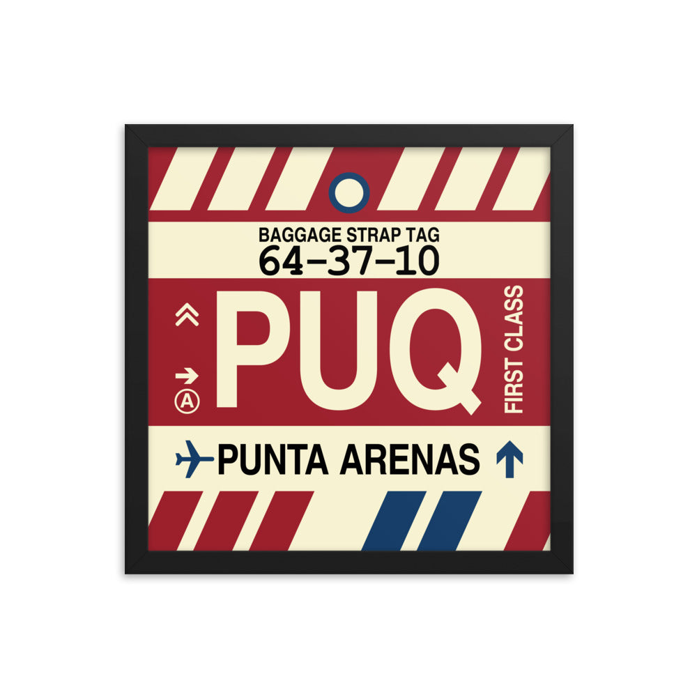 Travel-Themed Framed Print • PUQ Punta Arenas Souvenir • YHM Designs - Image 03