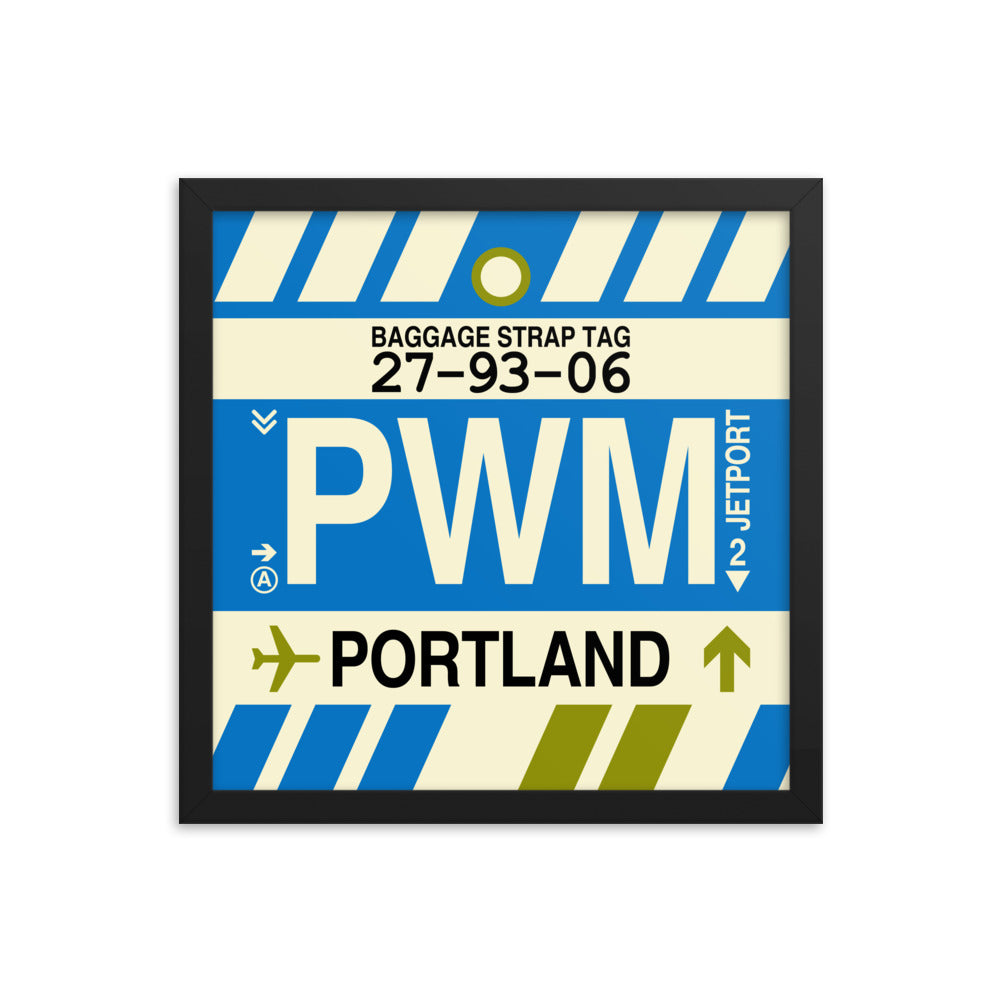 Travel-Themed Framed Print • PWM Portland • YHM Designs - Image 03