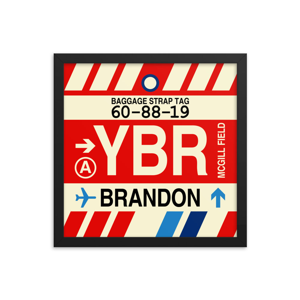 Travel-Themed Framed Print • YBR Brandon • YHM Designs - Image 03