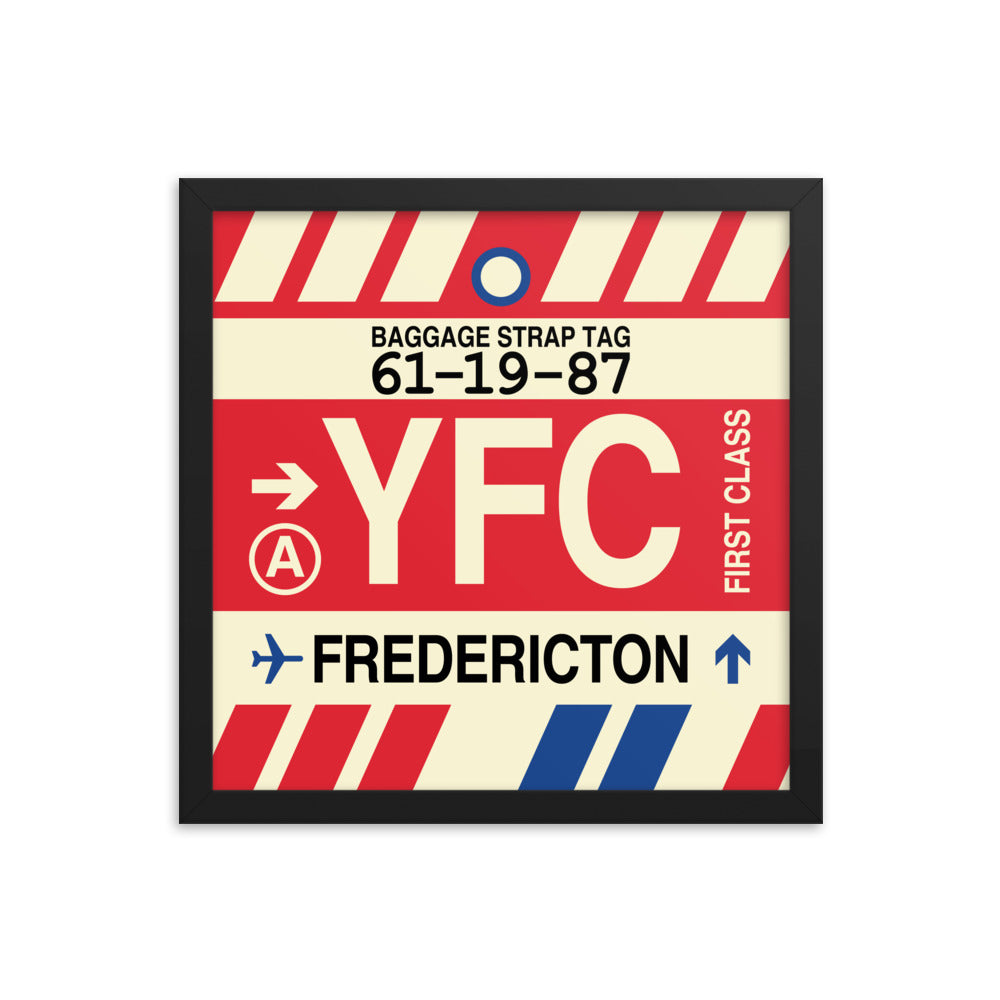 Travel-Themed Framed Print • YFC Fredericton Souvenir • YHM Designs - Image 03