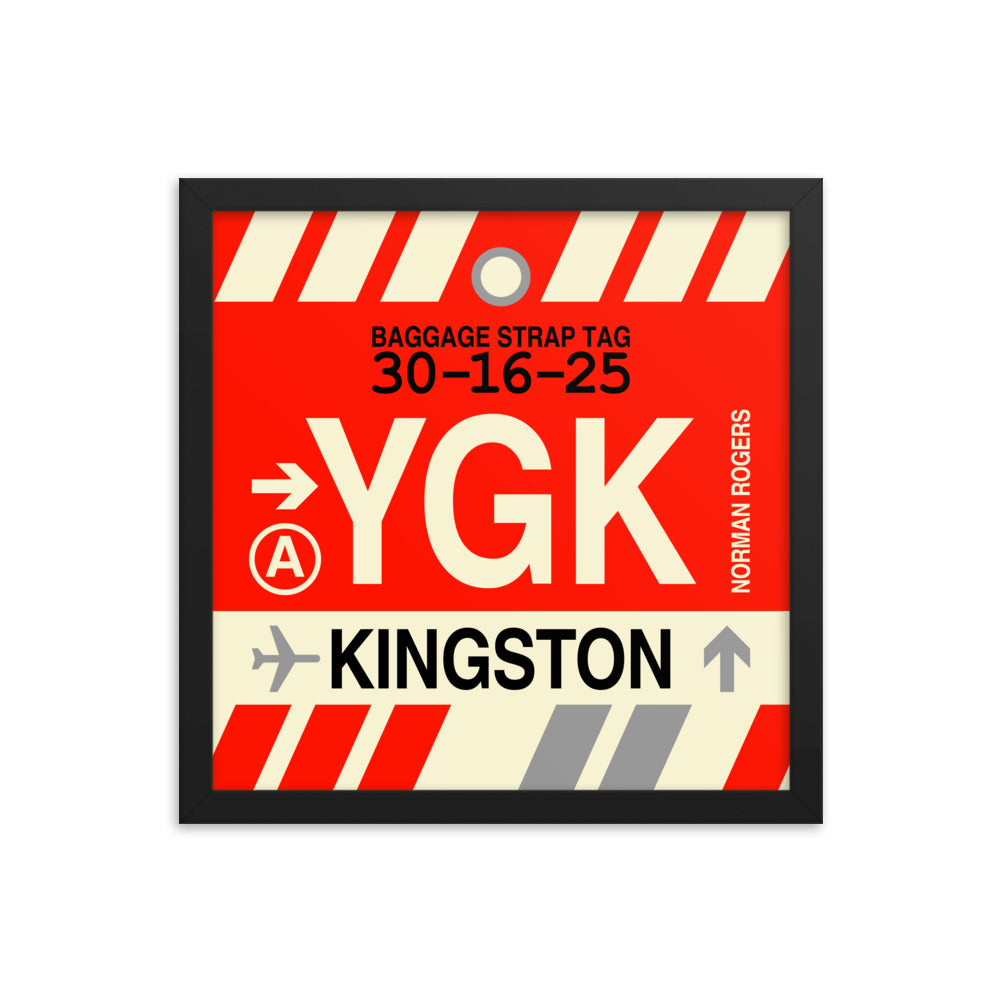 Travel-Themed Framed Print • YGK Kingston Souvenir • YHM Designs - Image 03