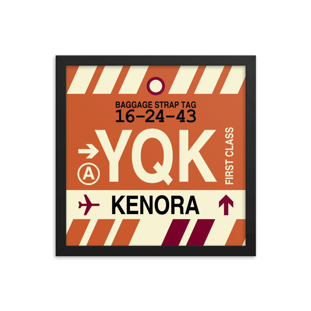 Travel-Themed Framed Print • YQK Kenora • YHM Designs - Image 03