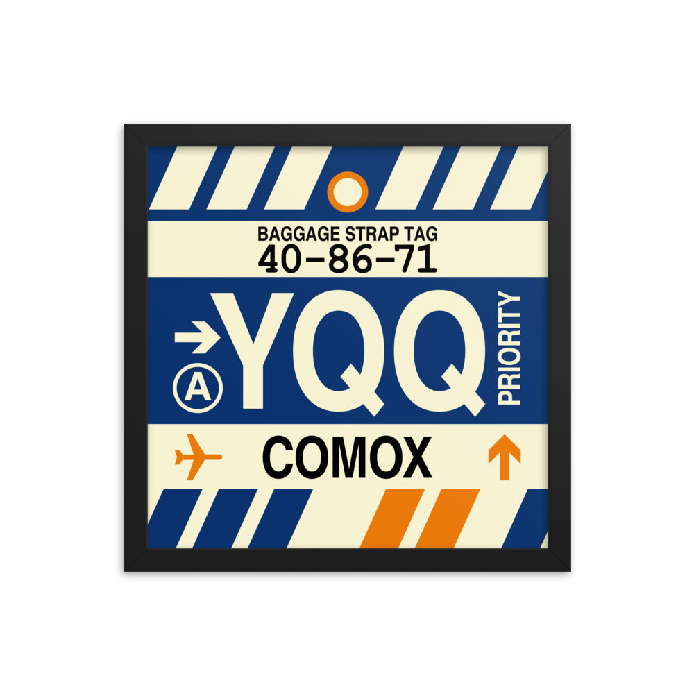 Travel-Themed Framed Print • YQQ Comox • YHM Designs - Image 03