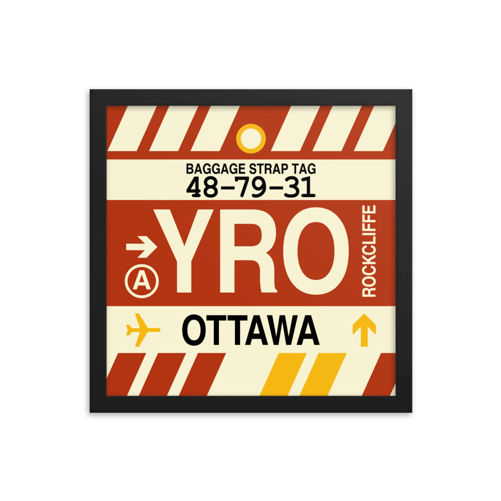Travel-Themed Framed Print • YRO Ottawa • YHM Designs - Image 03
