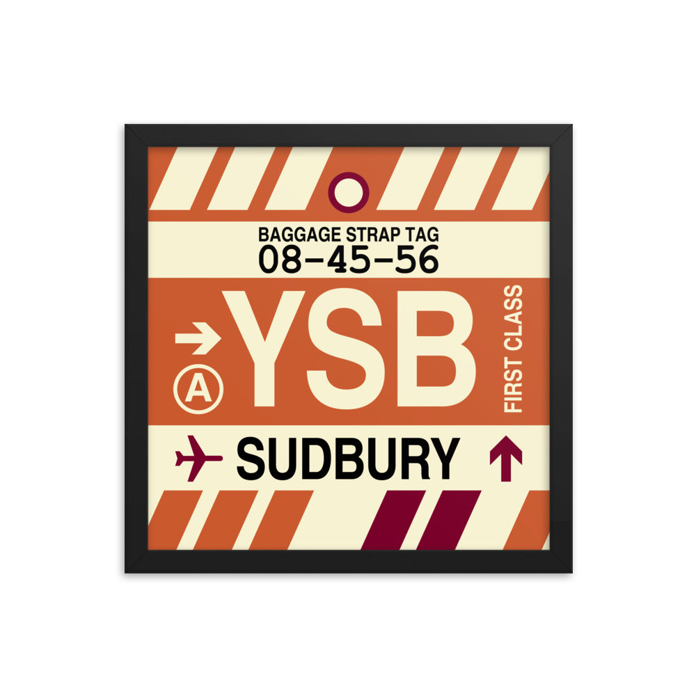 Travel-Themed Framed Print • YSB Sudbury • YHM Designs - Image 03