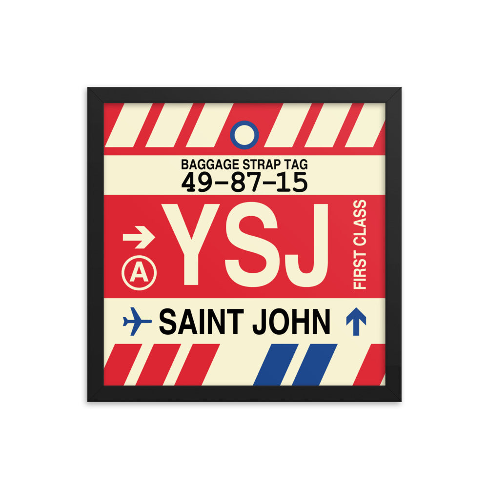Travel-Themed Framed Print • YSJ Saint John • YHM Designs - Image 03