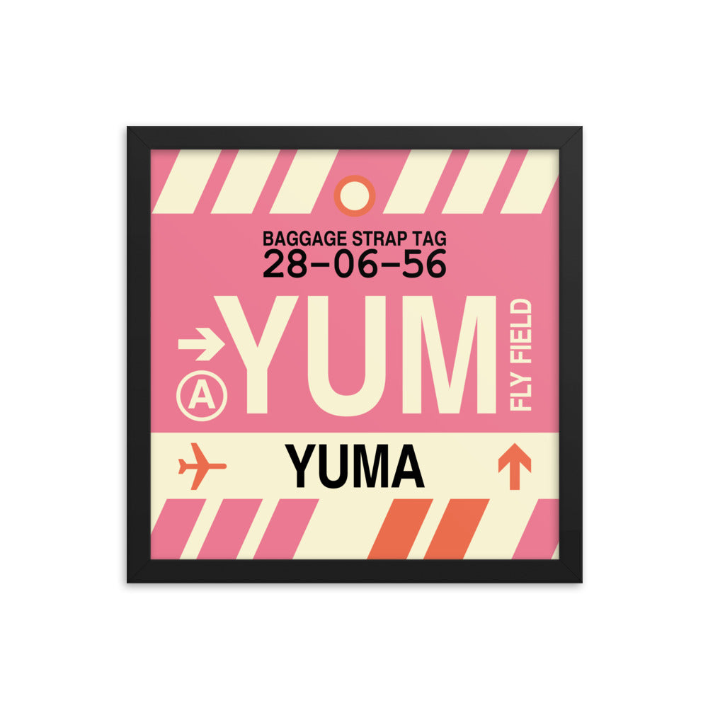Travel-Themed Framed Print • YUM Yuma • YHM Designs - Image 03
