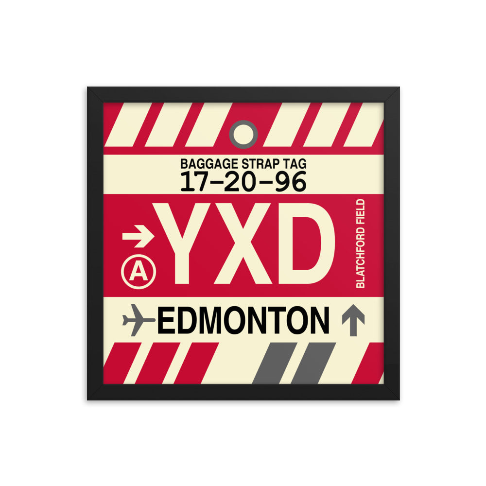 Travel-Themed Framed Print • YXD Edmonton • YHM Designs - Image 03