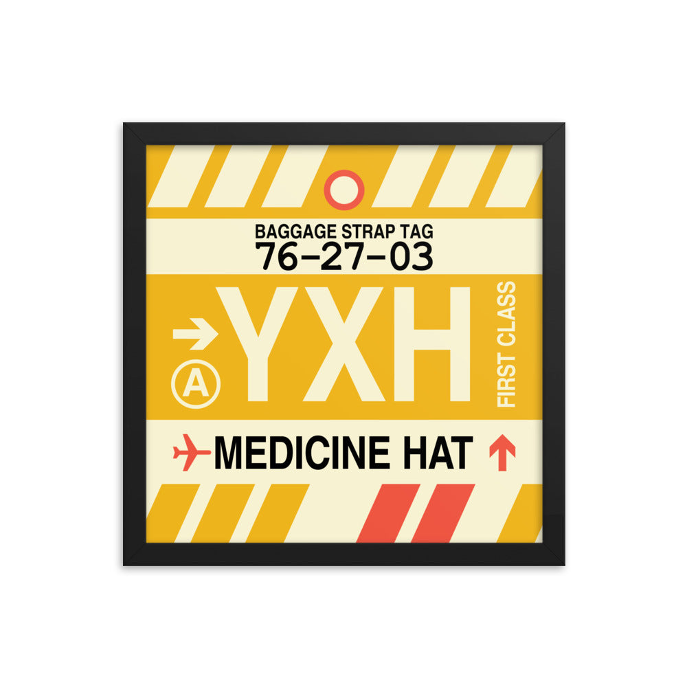 Travel-Themed Framed Print • YXH Medicine Hat • YHM Designs - Image 03