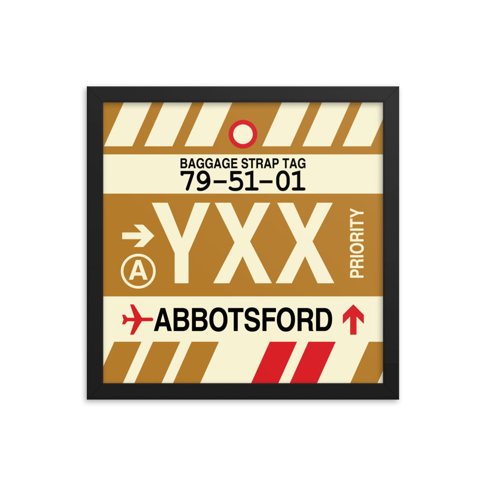 Travel-Themed Framed Print • YXX Abbotsford • YHM Designs - Image 03