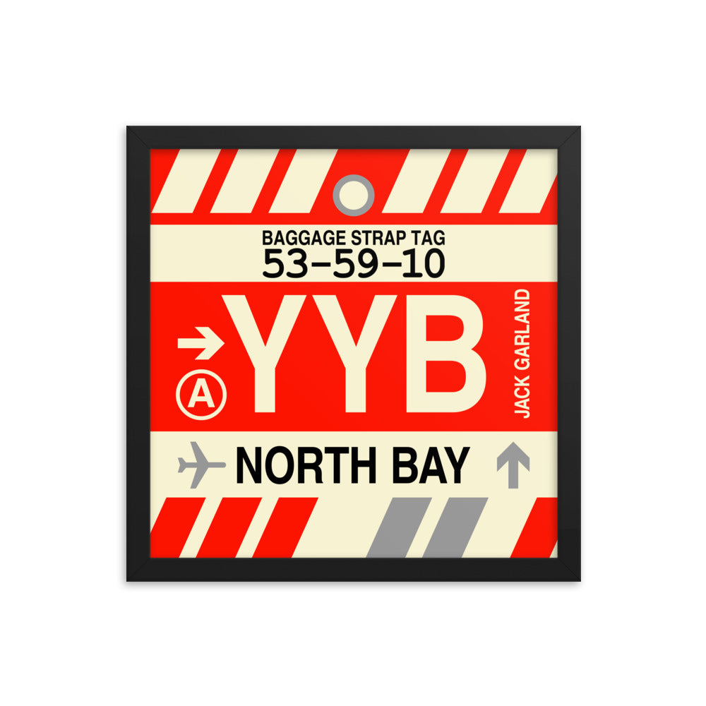 Travel-Themed Framed Print • YYB North Bay • YHM Designs - Image 03